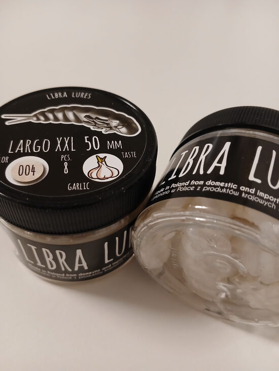 Largo XXL 50mm, 004 Silver Pearl, 4,85gr, Garlic, 8pcs/pack